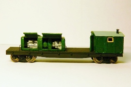 Кадр 1. Модель вагона с дизель-генератором (модель пока без надписей).