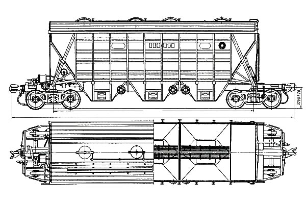 Контрольная работа по теме Крытый вагон-хоппер для зерна модели 19-756